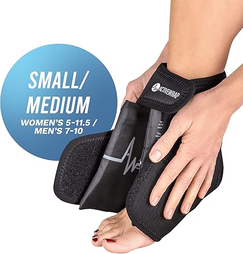 Miniatura 6 de ActiveWrap - Paquete de hielo para pies y tobillos con paquetes reutilizables para fascitis plantar, dolor de Aquiles y lesiones