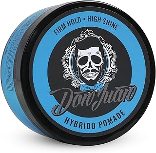 Don Juan Hybrido Pomade | Water Based | Strong Hold | High Shine | Natural Plant Extracts and Ocean Minerals | Summer Sea Breeze Scent, 4 oz.