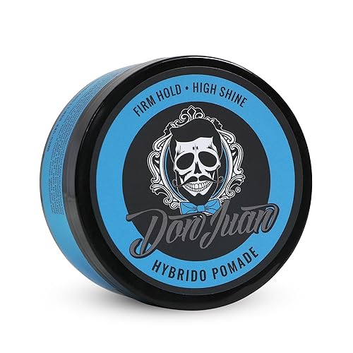 Don Juan Hybrido Pomade A base de agua Fijación fuerte Alto brillo Extractos de plantas naturales y minerales oceánicos Aroma de brisa marina