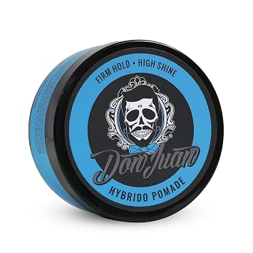 Don Juan Hybrido Pomade | Water Based | Strong Hold | High Shine | Natural Plant Extracts and Ocean Minerals | Summer Sea Breeze Scent, 4 oz.