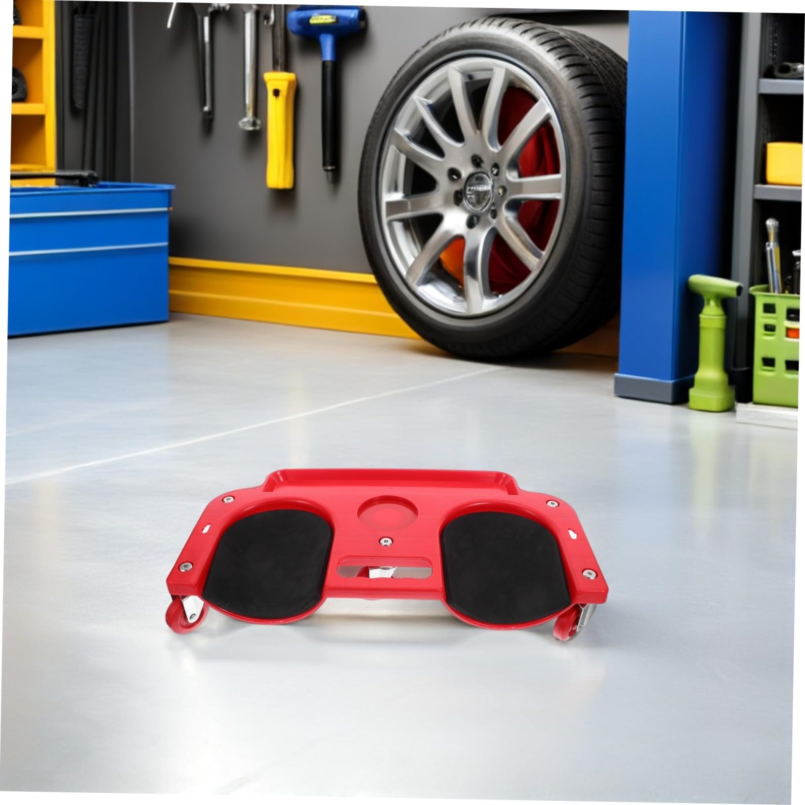 BESTYASH Ginocchiera per PE Riparazione Protezione Ginocchia in con Confortevole Auto e Rotante Mobilità Flessibile Materiale per Garage e Luoghi di Lavoro