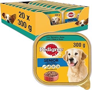 Pedigree - Moist Food Tube for Adult Dogs, Veal Flavour and Birds (20 x 300 g Pack) product image