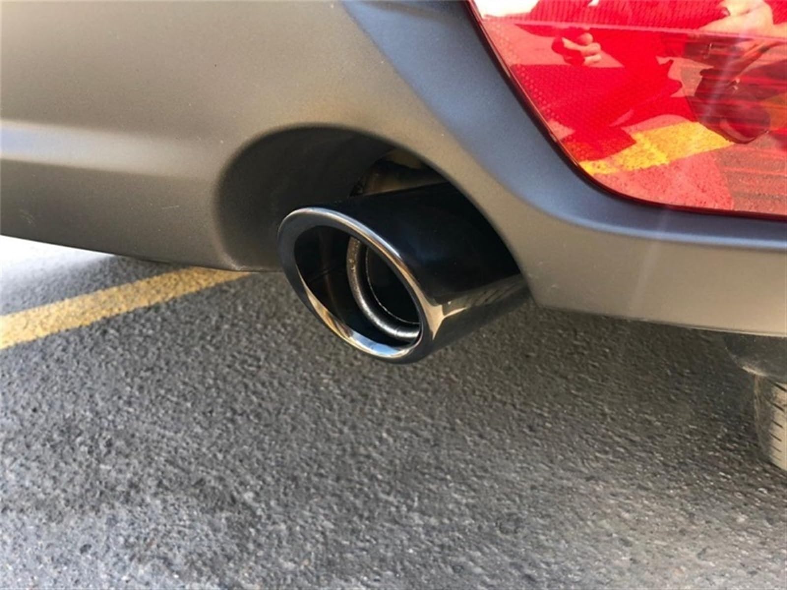 Auto-Endrohr Auspuffblende Endrohr Edelstahl für Rohrschalldämpfer für Mazda Cx5 Kf 2012-2019 Autozubehör Endrohr-Endstück(Silber)