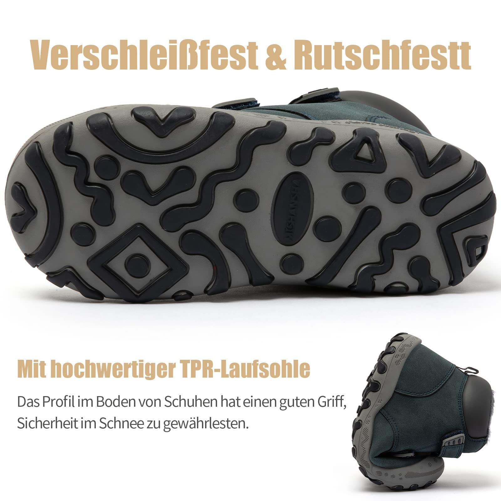 Mishansha Botas de Invierno Niños Calientes Antideslizante Niña Botines de Nieve Gr.24-38 EU