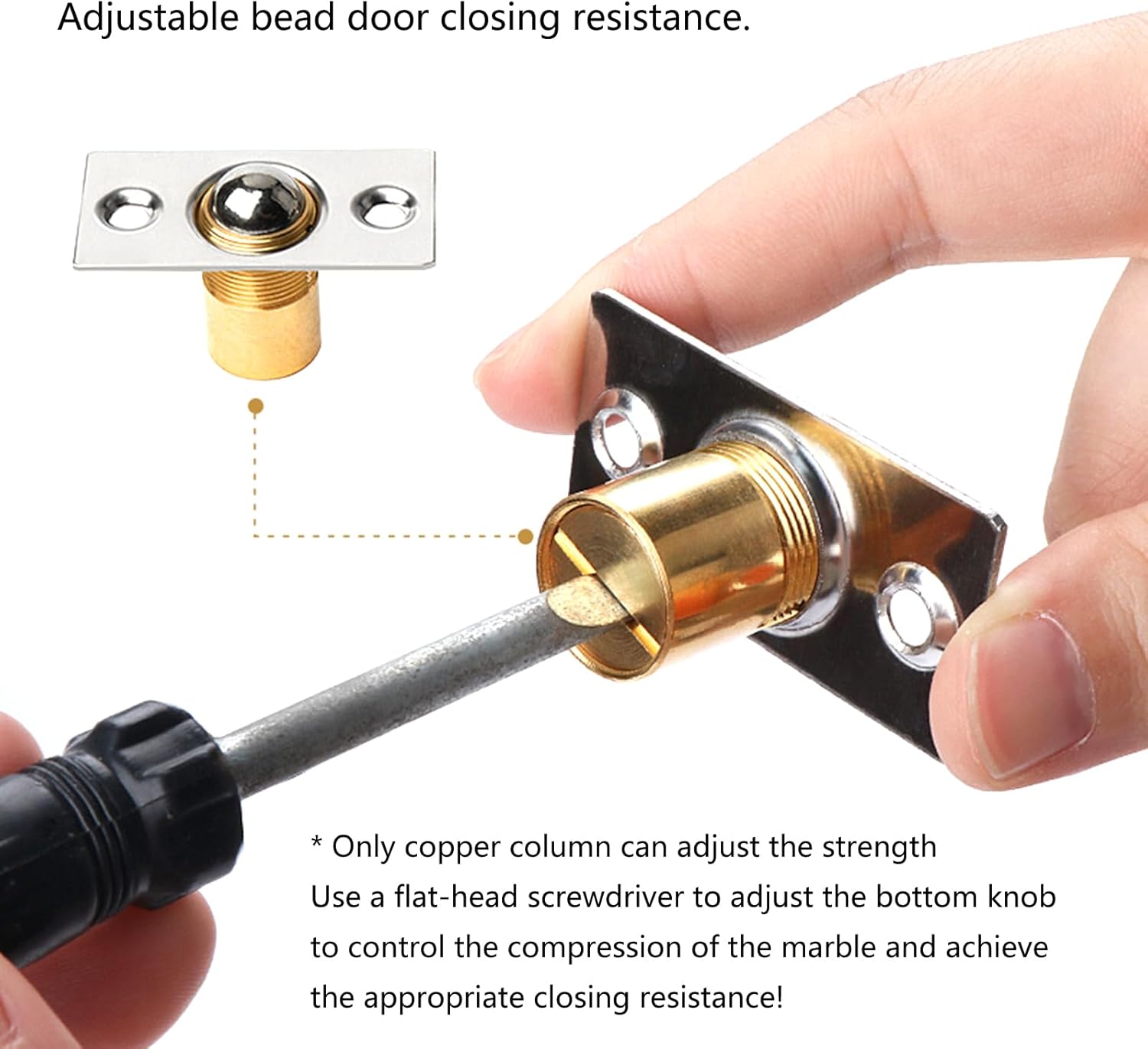 Industrial Grade Door Catch Interior Door Catch Permanent Use Brass Door Catch Function Door Catch Multicolor