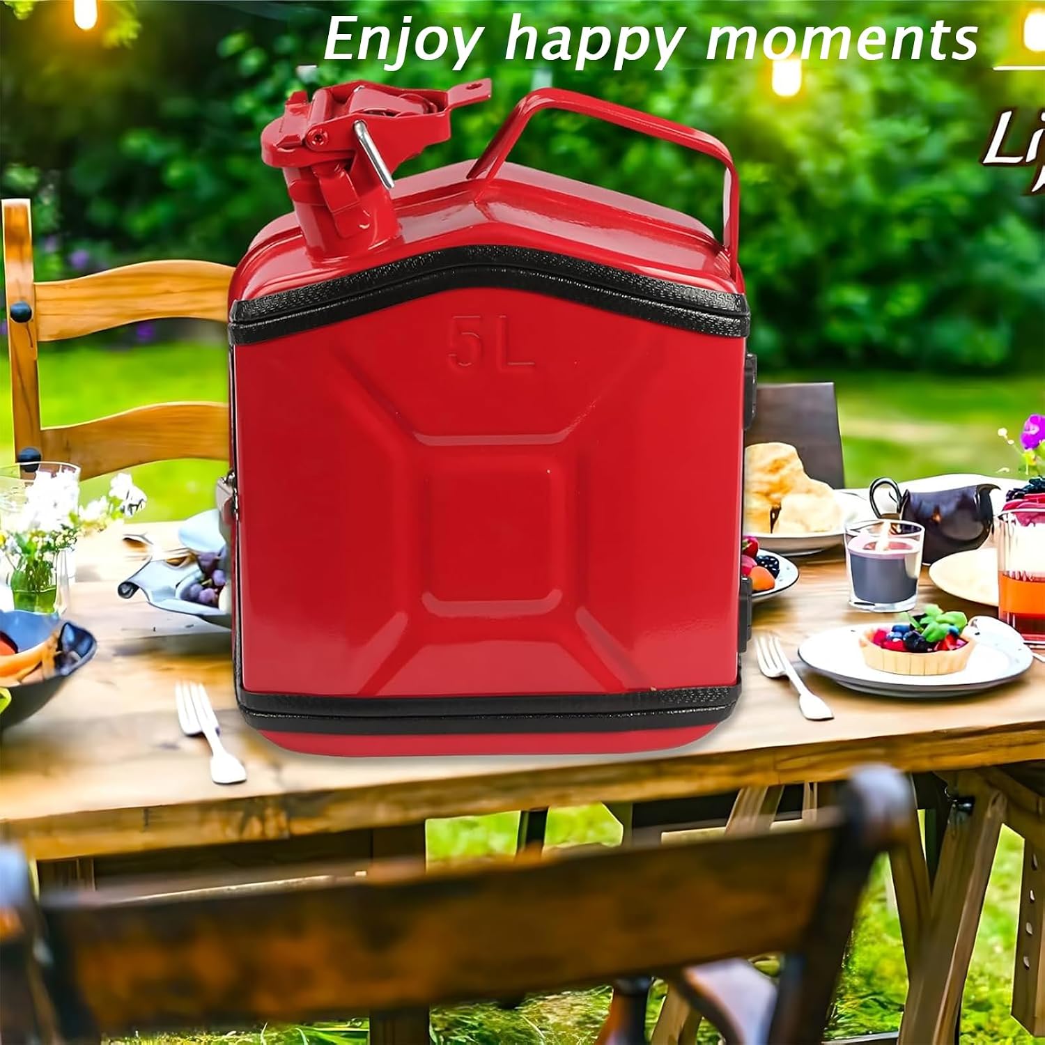 5L Jerry Can Mini Bar, Jerry Can Bar Counter, Mini Bar Cabinet, Handcrafted Pure Metal, Rational Interior Layout, Ideal Gift for Man Dad Husband Boyfriend Boss