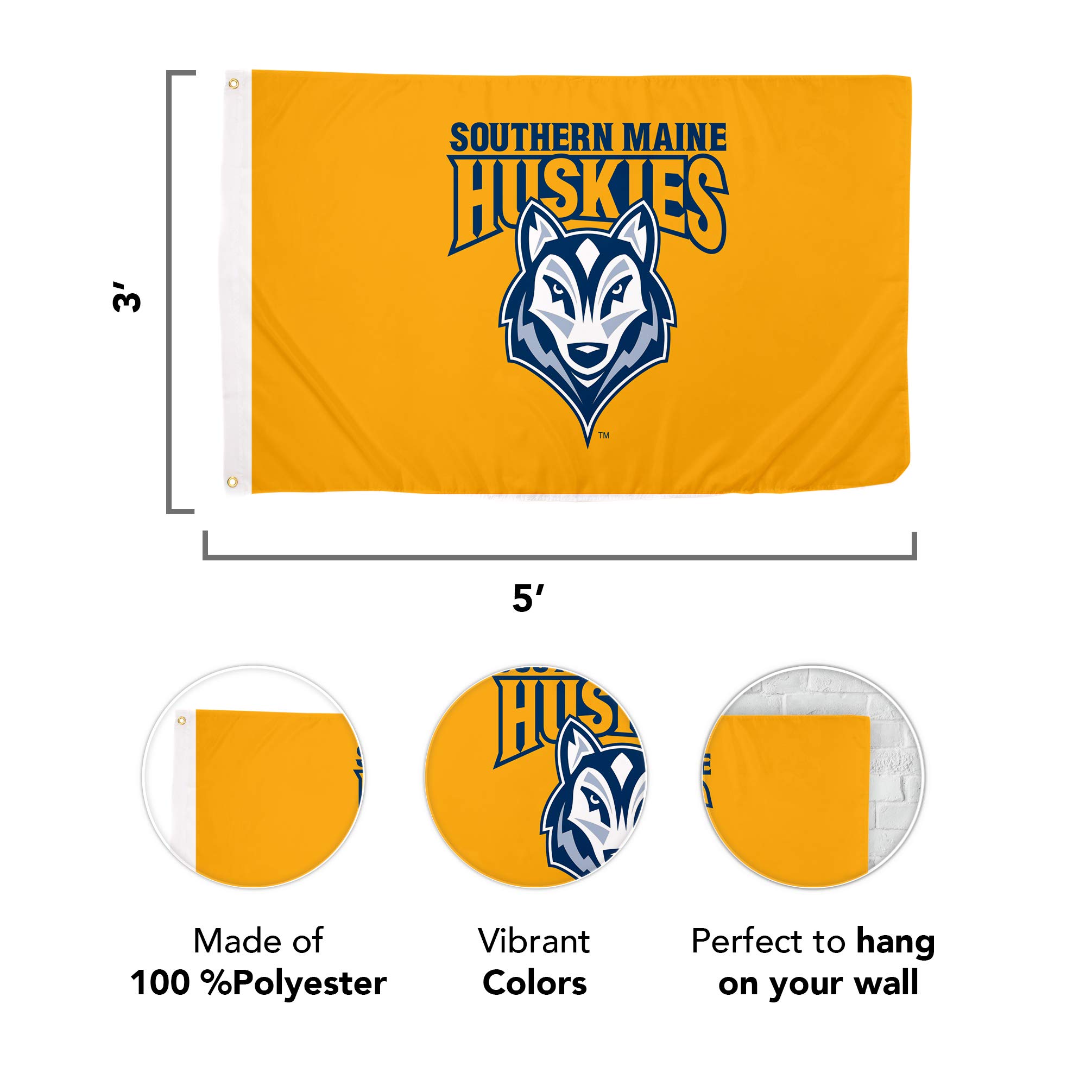 Desert Cactus University Of South Alabama NCAA Flag - 3x5 Feet, 100% Polyester, Indoor/Outdoor
