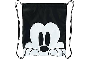 Disney Mickey Mouse Face Drawstring Tote Backpack