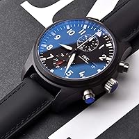 Vista 2 de Ritche - Correa de reloj de cuero de liberación rápida, 18, 19, 20, 21, 22, 23 y 24mm