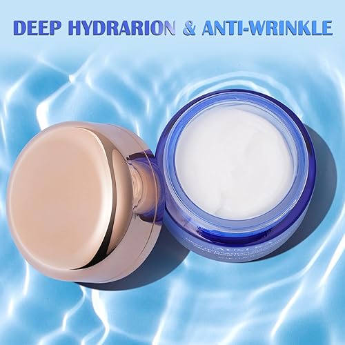 Miniatura 6 de AUSLKA Crema hidratante diaria con extracto de jazmín hidratante para piel normal a seca hidratante para piel facial no grasa 186 onzas líquidas