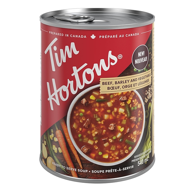 Tim Hortons Beef, Barley & Vegetable Soup