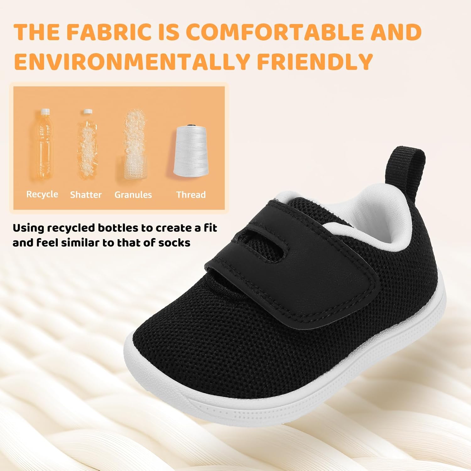 Baby Boy Girl Wide Toe Box Shoes Toddler Barefoot Shoe Non-Slip First Walking Infant Sneakers 6 9 12 18 24 Month - Image 5