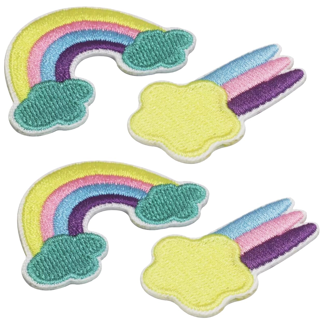 Amazon.co.jp: オーディオファン アイロン ワッペン レインボー/メテオ