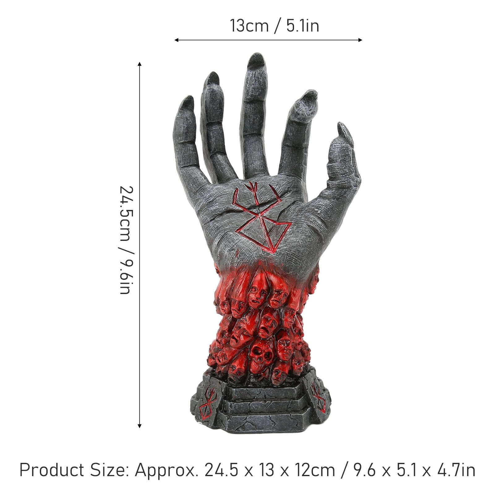 Figurine Sorcière Livre Des Sorts – Statue Bewitching Witches Design Toscano, Résine Peinte à La Main 11,5 Cm