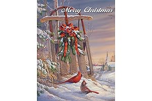 LANG "Wintertime Cardinal" Boxed Christmas Cards
