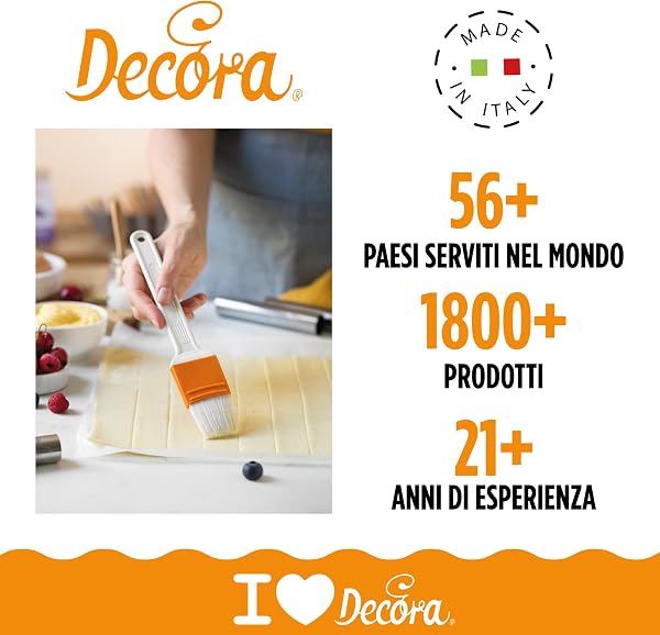 DECORA, 0062613 Teglia Professionale Tonda Ø 25 x 10 h cm, In Alluminio Anodizzato, Senza Punti di Saldatura, Design Professionale - 5