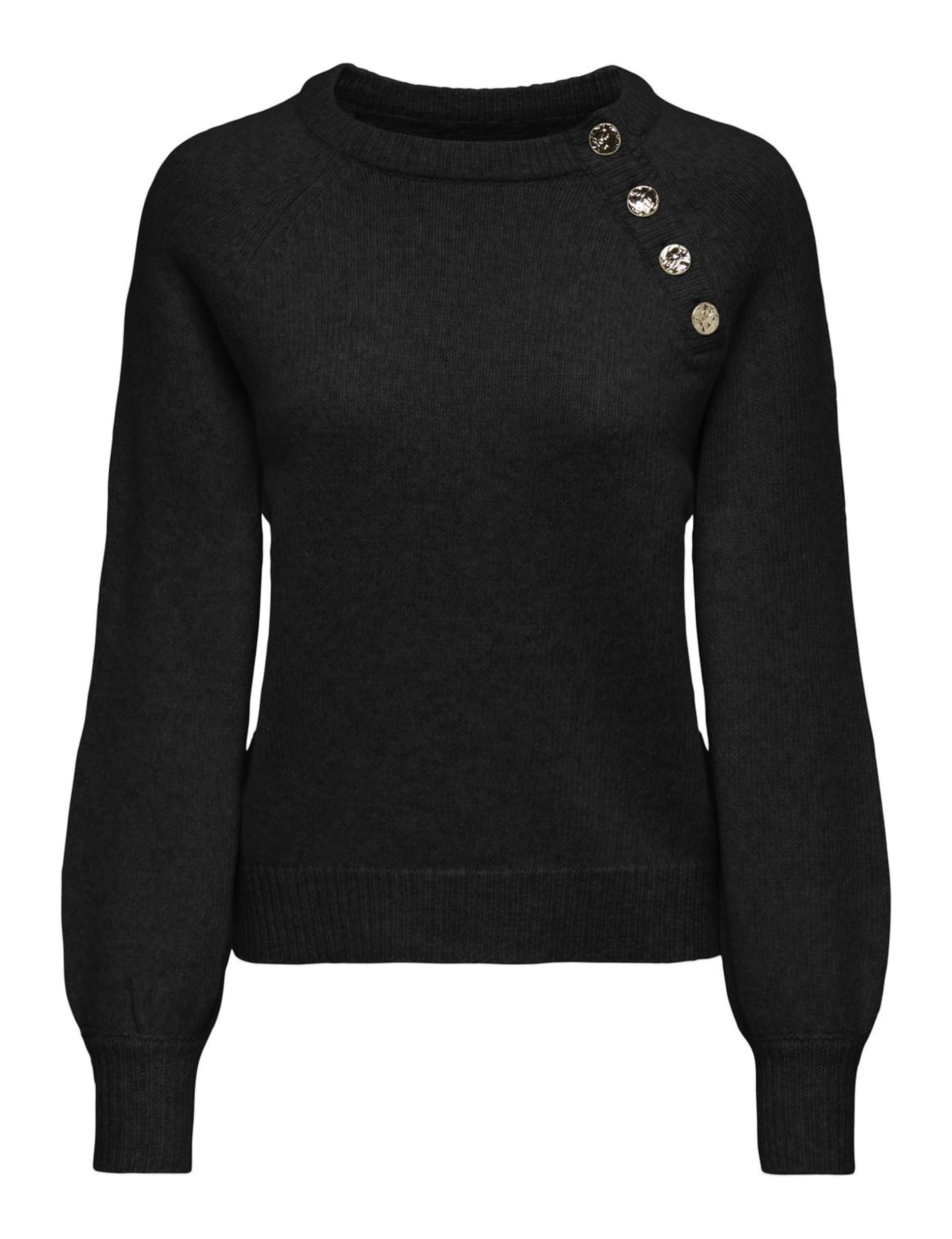 Only Women's Noir Round Neck Sweater Emma Life