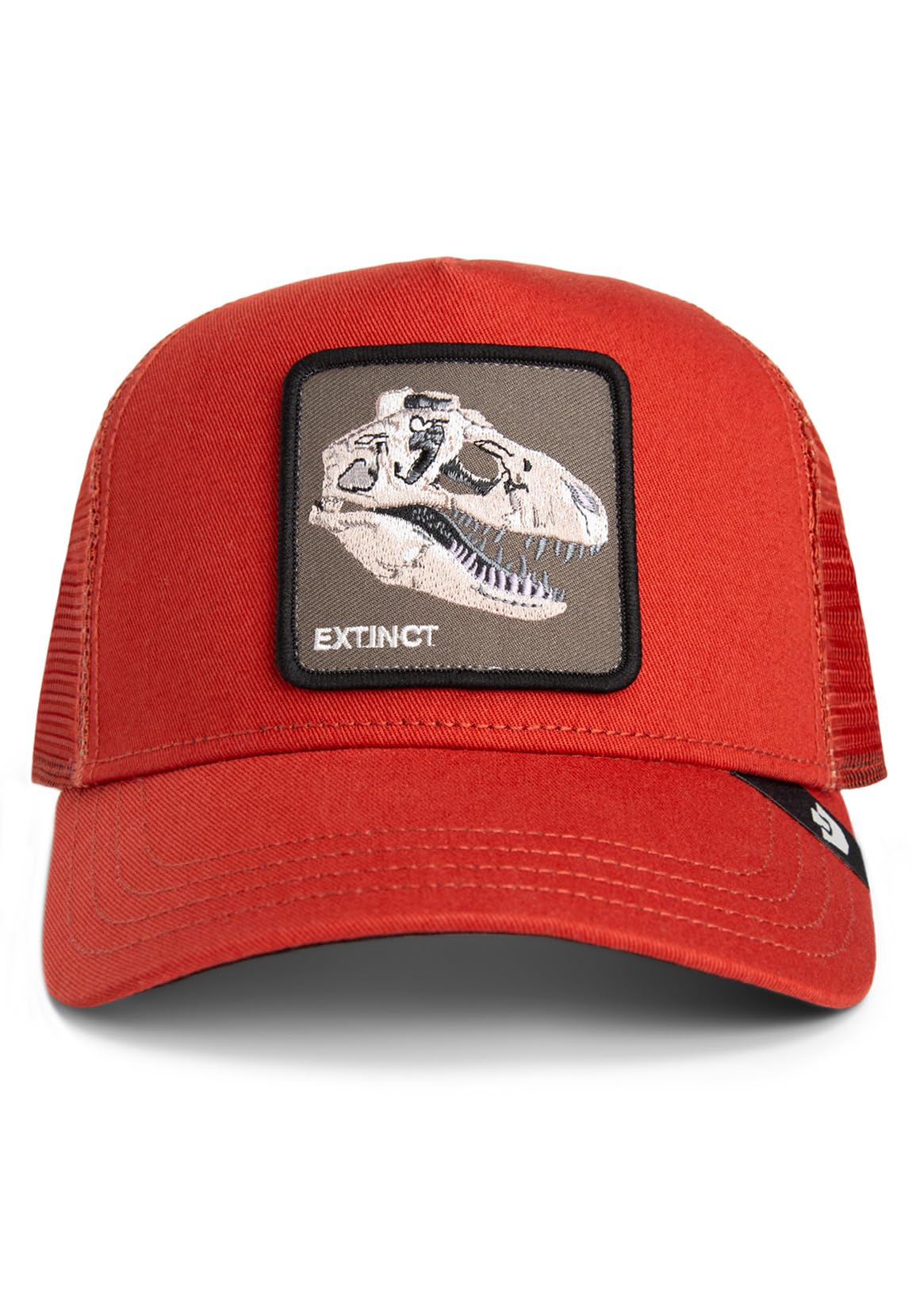 Goorin Bros. Trucker Cap The Extinct Skull Solar Red Size:OneSize