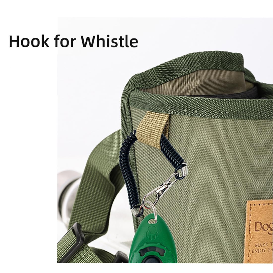 FUNAT Pet Treat Bag Pouch, Dog Outdoor Portable Training Waistpack, Dog Feeding Snack Pack - Image 4