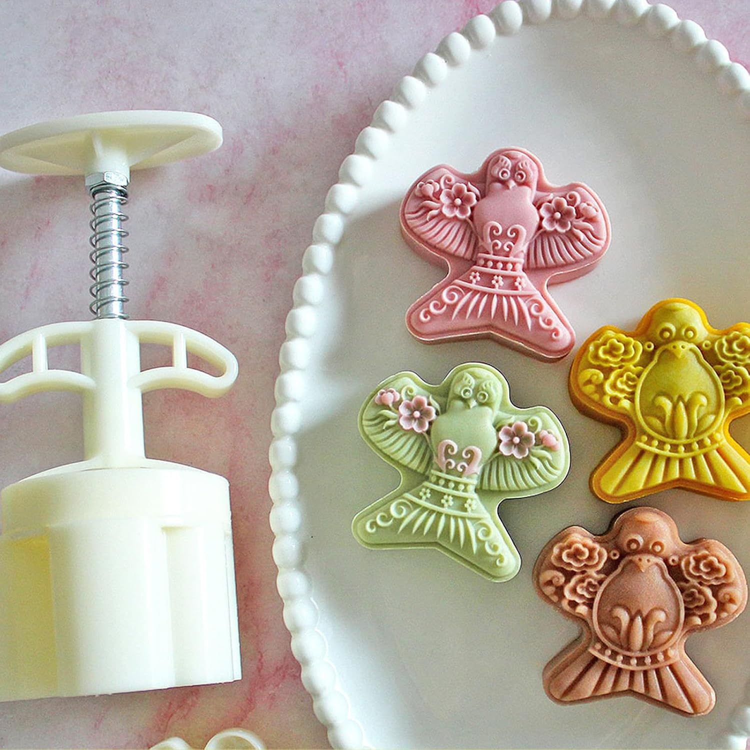 Spring Swallow Kite Designs Pastries Molds Home Baking Kite Moon Cakes Molds Dessert Embosser For Autumn Delights Embossed Pattern