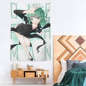 Amazon.co.jp: タペストリー 可愛い アニメ柄 ワンパンマン タツマキ