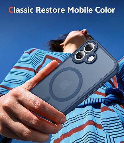 Miniatura 764 de Fntcase Funda para iPhone 15 Plus y 14 Plus de 6.7 pulgadas, magnética, a prueba de golpes de grado militar, antiamarilleo, delgada, protectora