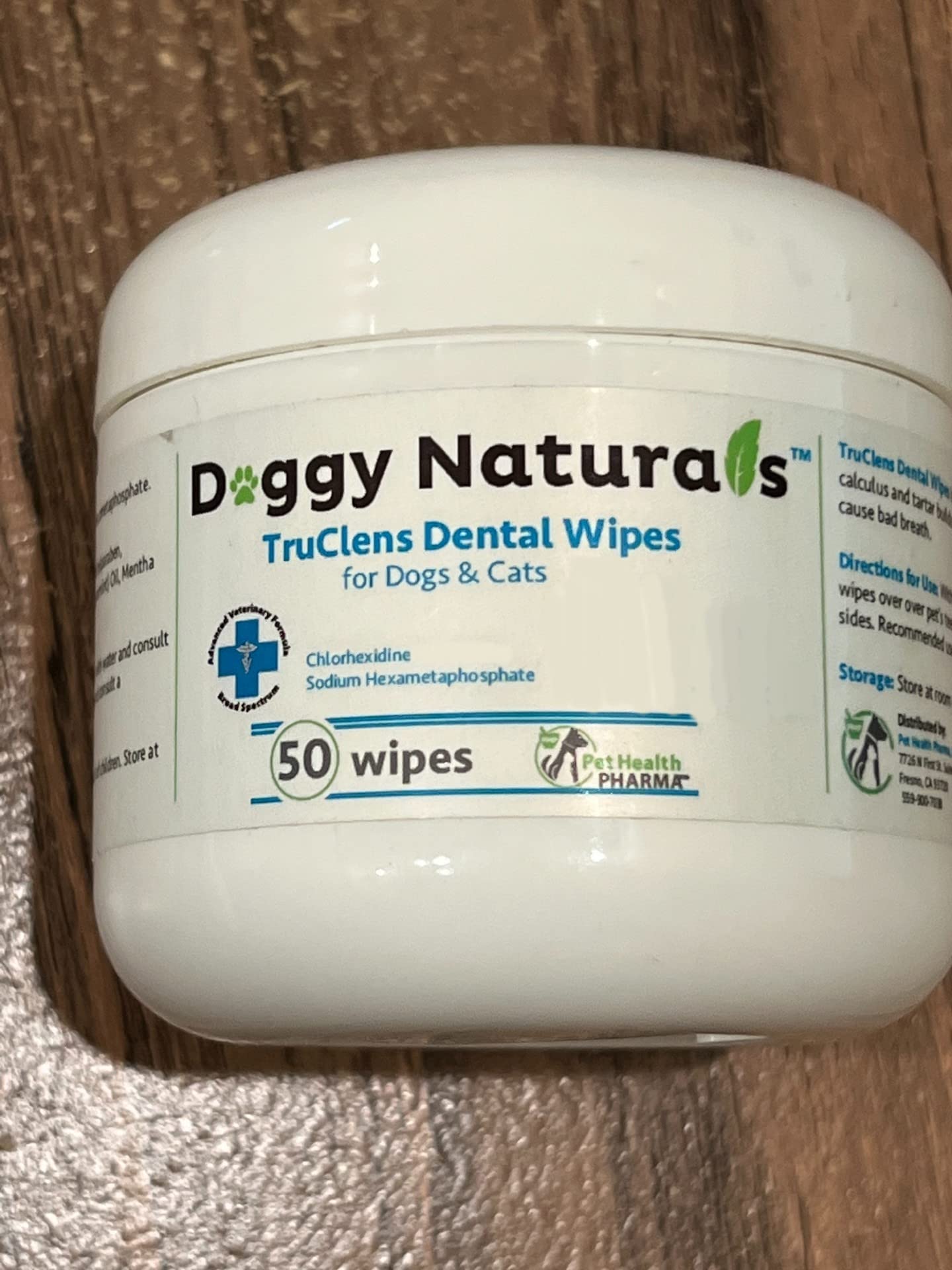 Buy Truseb Dental Wipes for Dogs and Cats Pads with Chlorhexidine