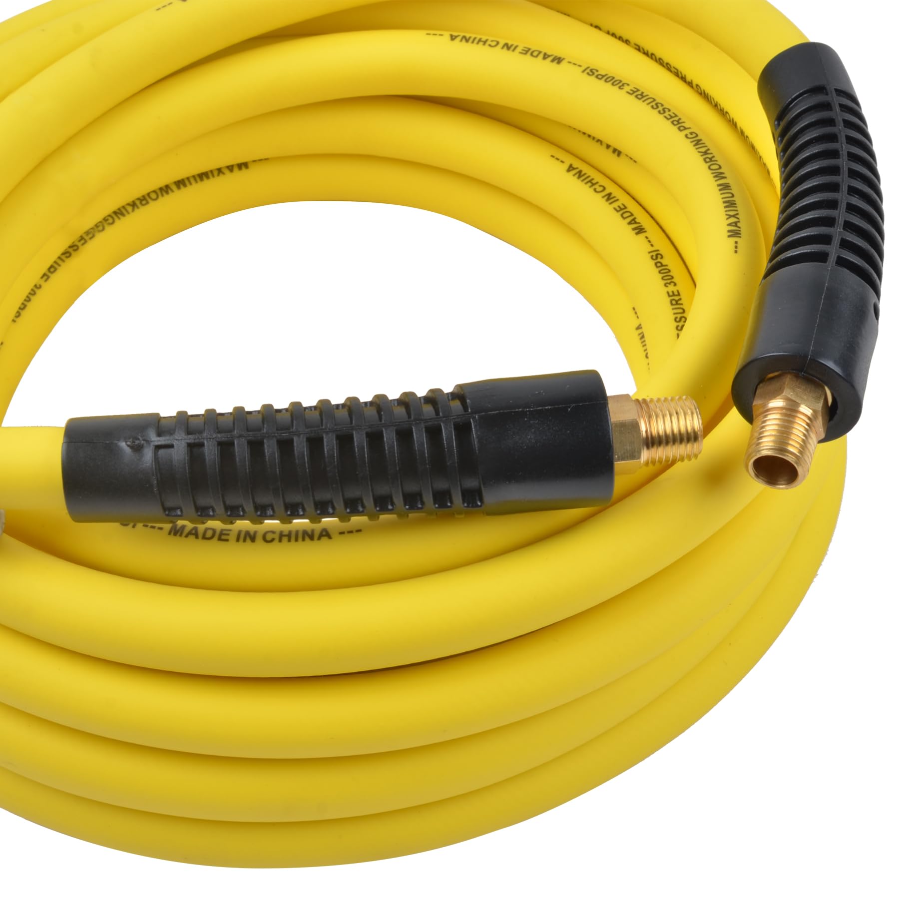 CRAFTSMAN - Manguera de aire híbrida de polietileno de 0,9 cm x 7,6 m, 300 psi, ligera, resistente a las arrugas con limitadores de curvatura