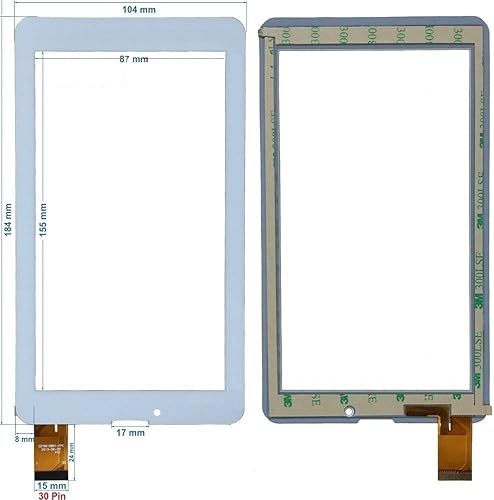 Ricambio Touch Screen Vetro Glass Bianco Display Schermo Vetrino per MAJESTIC TAB 375 7 0 KIT ATTREZZI Ricambio Touch Screen Vetro Glass Bianco Display Schermo Vetrino per MAJESTIC TAB 375 7 0 KIT ATTREZZI