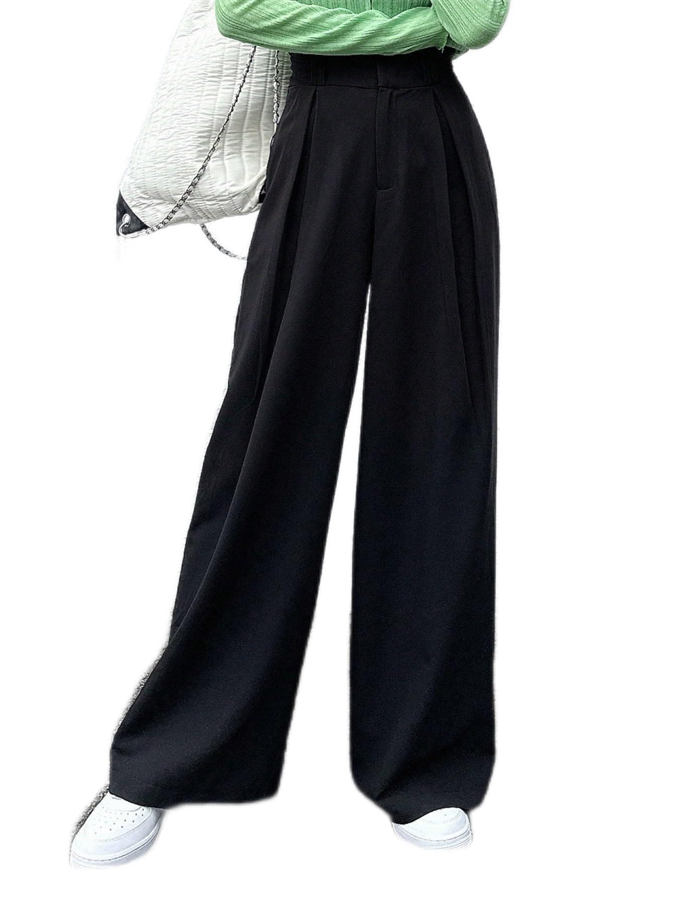 CLAIGH Pants for Women Solid Wide Leg Pants