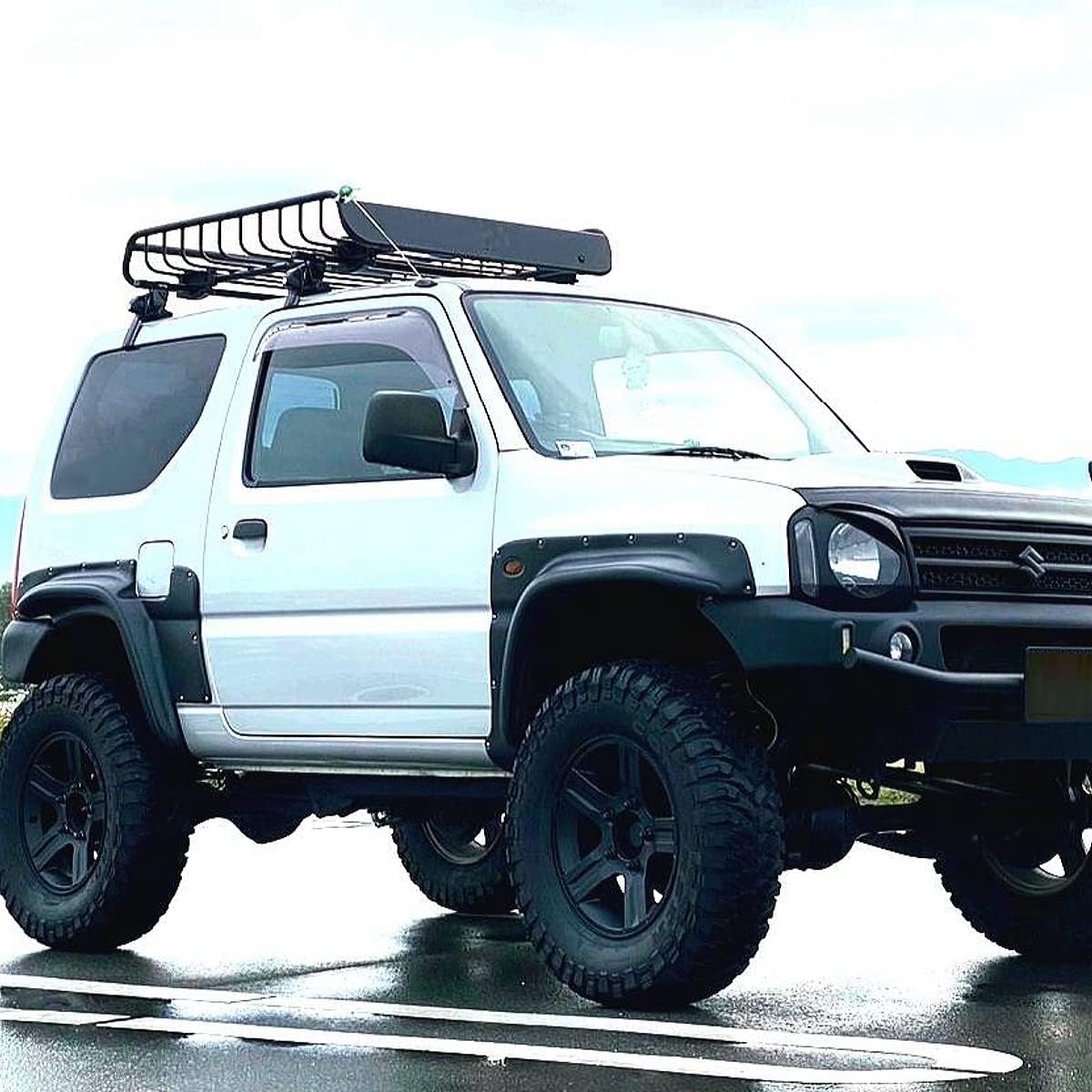 人気最安値 ジムニー JB23 CS 70mmブリスターフェンダー 塗装済み