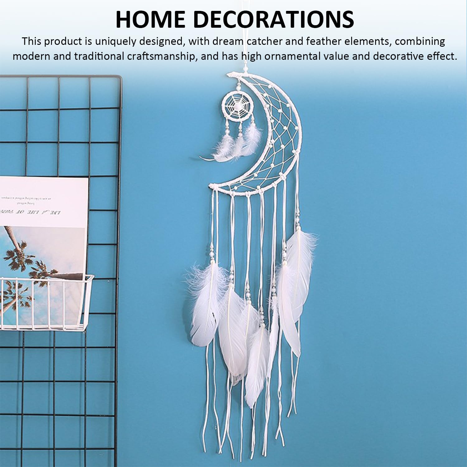 Ciondolo acchiappasogni, 1 pezzo, ciondolo creativo intrecciato, decorazione per la casa, regalo