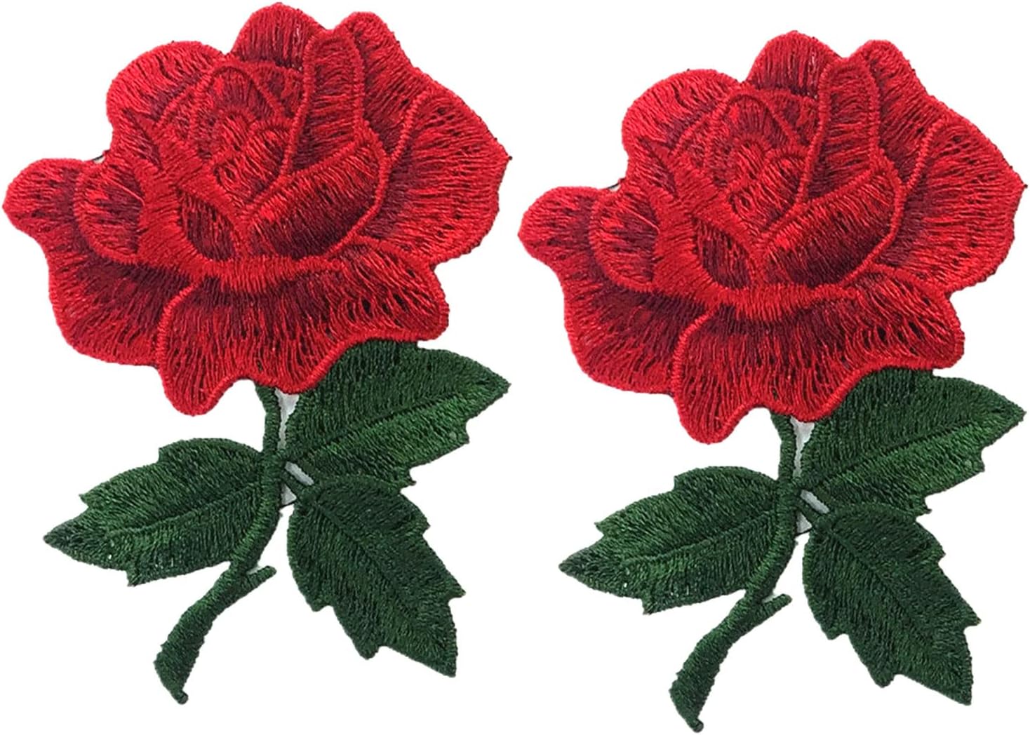 1 Pc Royal Blue Flower Iron on Patches,Appliques，Embroidery