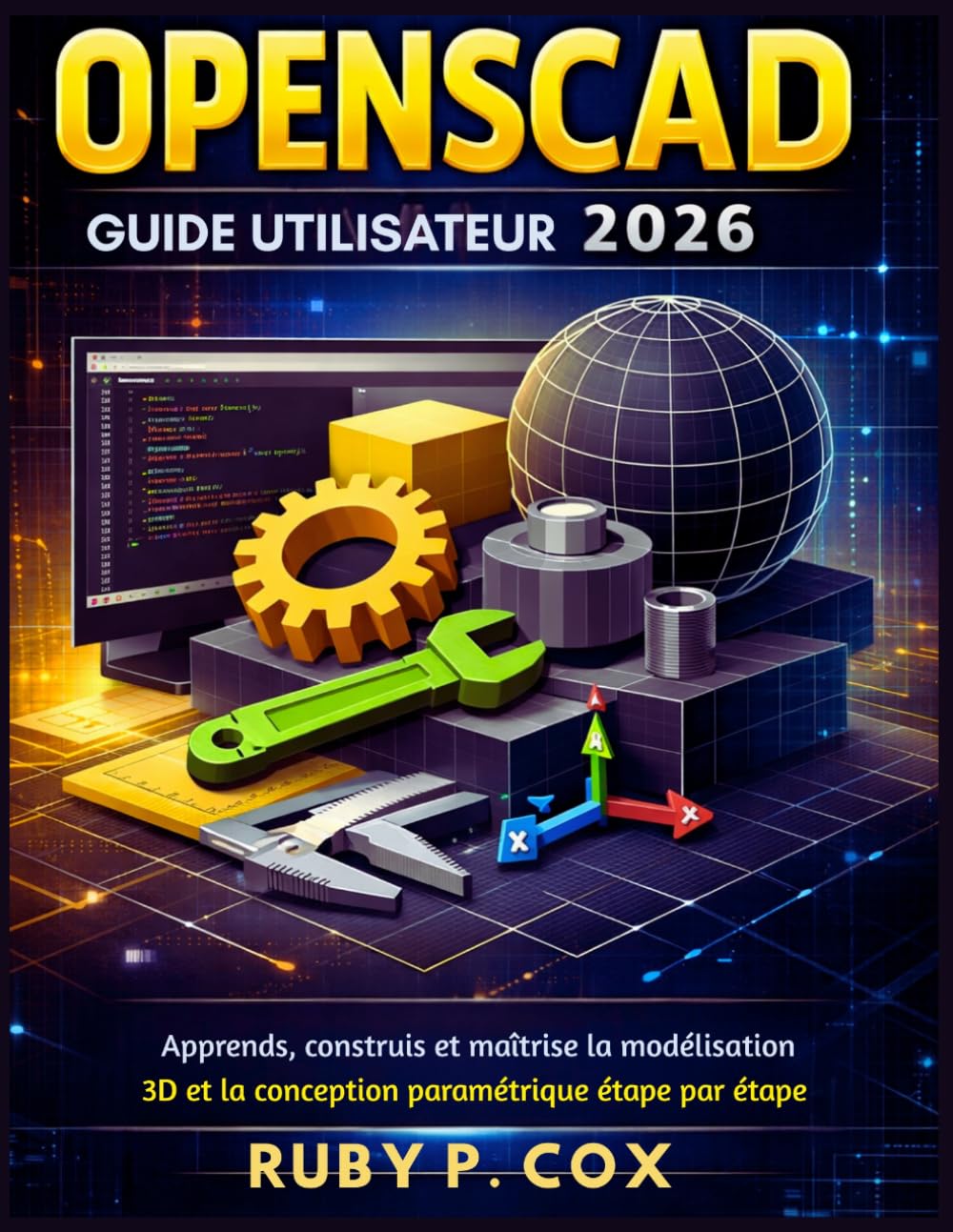 GUIDE UTILISATEUR OPENSCAD 2026: Apprends, construis et maîtrise la modélisation 3D et la conception paramétrique étape par étape
