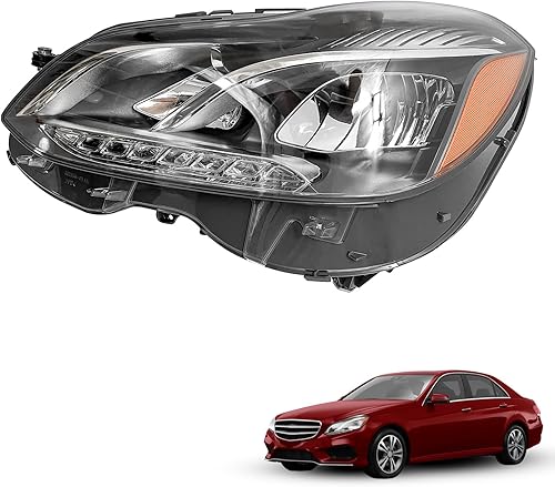 2128202139 MB2502219 - Faro LED con bombillas compatibles con Mercedes-Benz Clase E E200 E250 E300 E350 E400 E500 E63 AMGAMG S 2014-2016 (lado