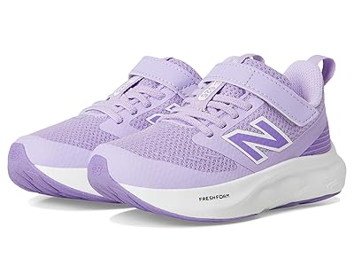 New Balance Kids Fresh Foam 625 Bungee Lace w (Little Kid) Kids Shoes Violet Crush/Lilac Glo/White : 3 Little Kid W, Textile