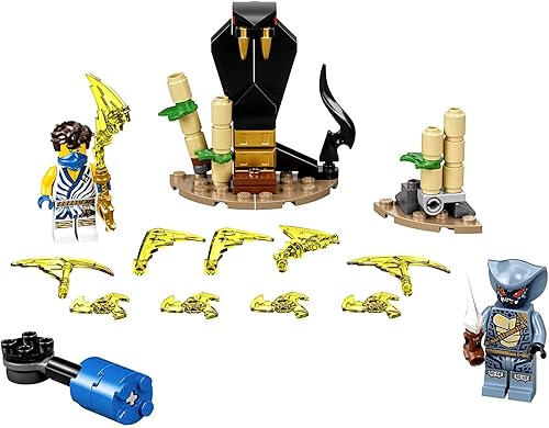 Miniatura 3 de LEGO NINJAGO - Juego de batalla épica - Jay vs. Serpentine 71732 Kit de construcción; juego Ninja con juguete de batalla giratorio, nuevo 2021 (69