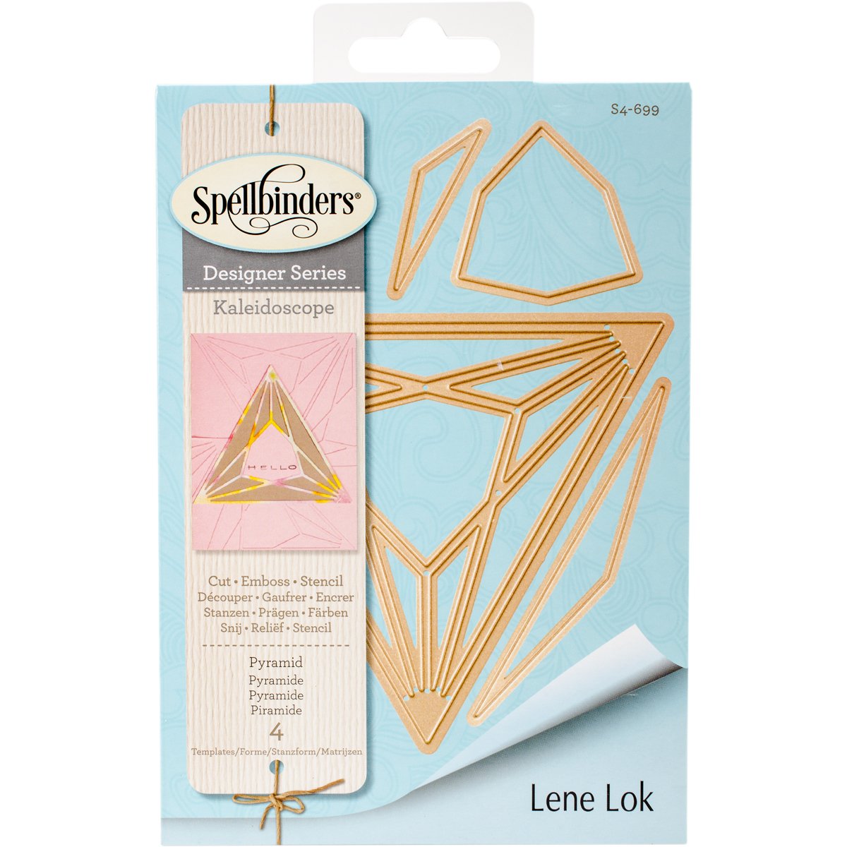 SpellbindersSpellbinders "Shapeabilities" Pyramid Die, Brown