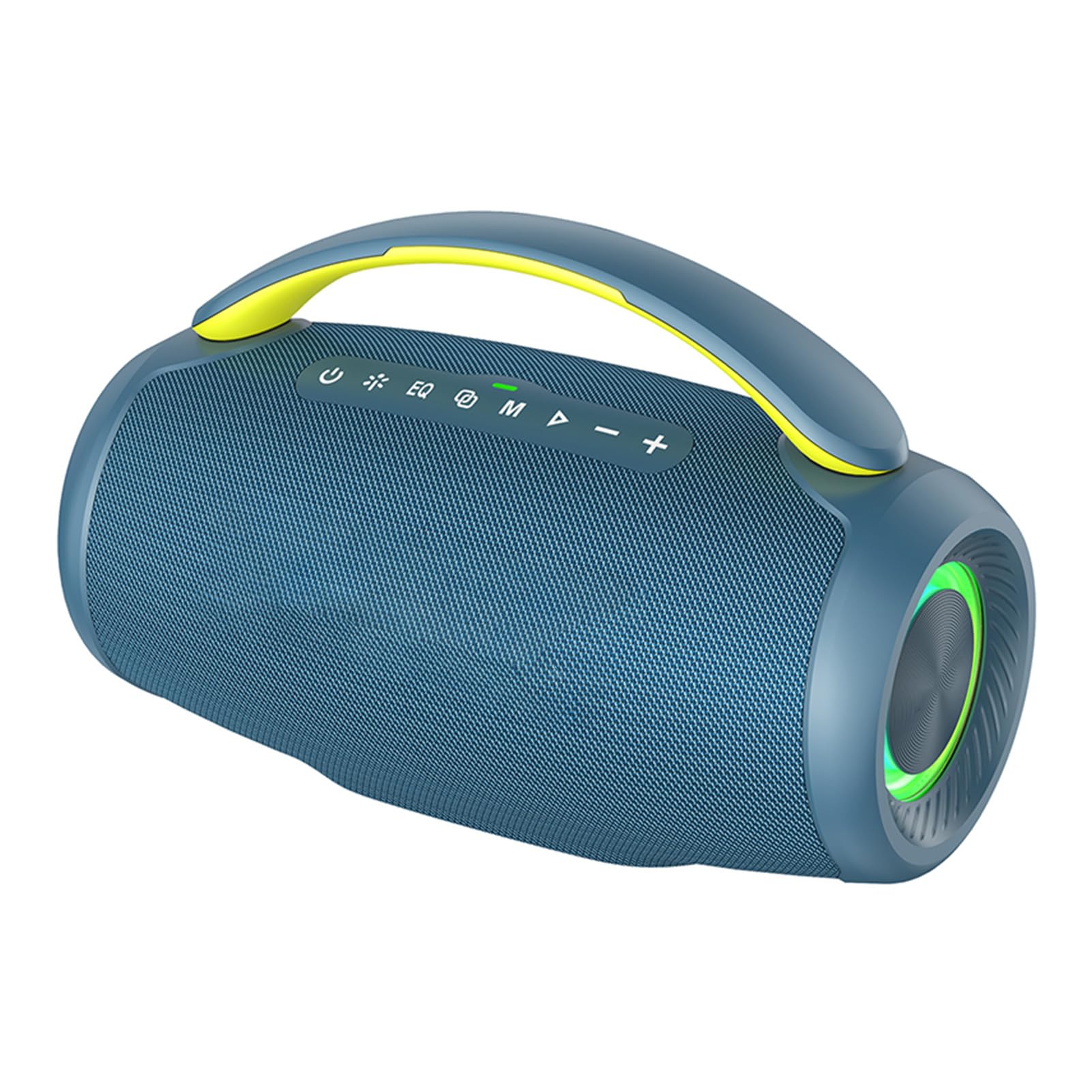 Yosoo Health Gear Altoparlante BT Portatile, Altoparlante Stereo Wireless da 60 W con BT 5.3, Batteria da 8000 MAh, Luci RGB e Ricarica di Tipo C per Feste in Casa, Viaggi all'aperto (BLUE)