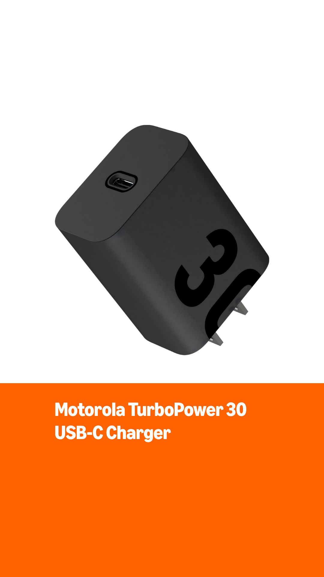 Amazon.com: Motorola TurboPower 30 USB-C Charger - No Cable - for