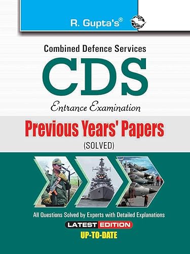 CDS (Combined Defence Services) Exam - Previous Years' Papers (Solved)