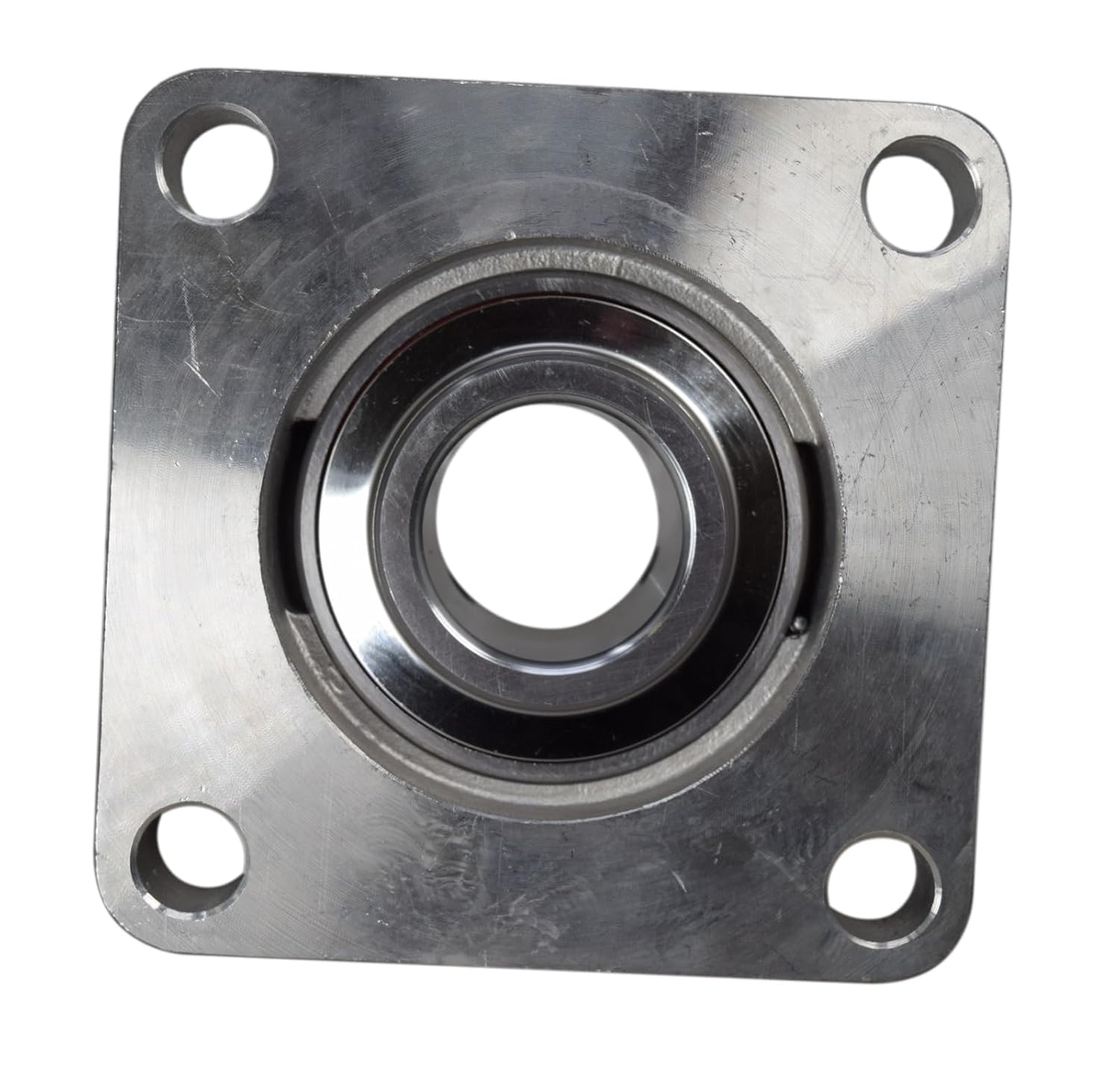 1-1/2" Stainless Four Bolt Flange Bearing SSUCF208-24, SUCSF208-24, CRFS-PN24 by SpinCo