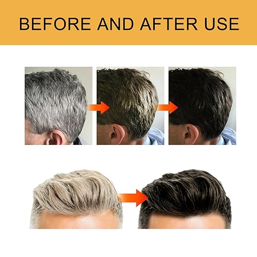 Miniatura 3 de MXNSLWA Jabón de champú para cobertura de cabello gris, jabón de depilación gris, champú de barra de oscurecimiento natural para el crecimiento del