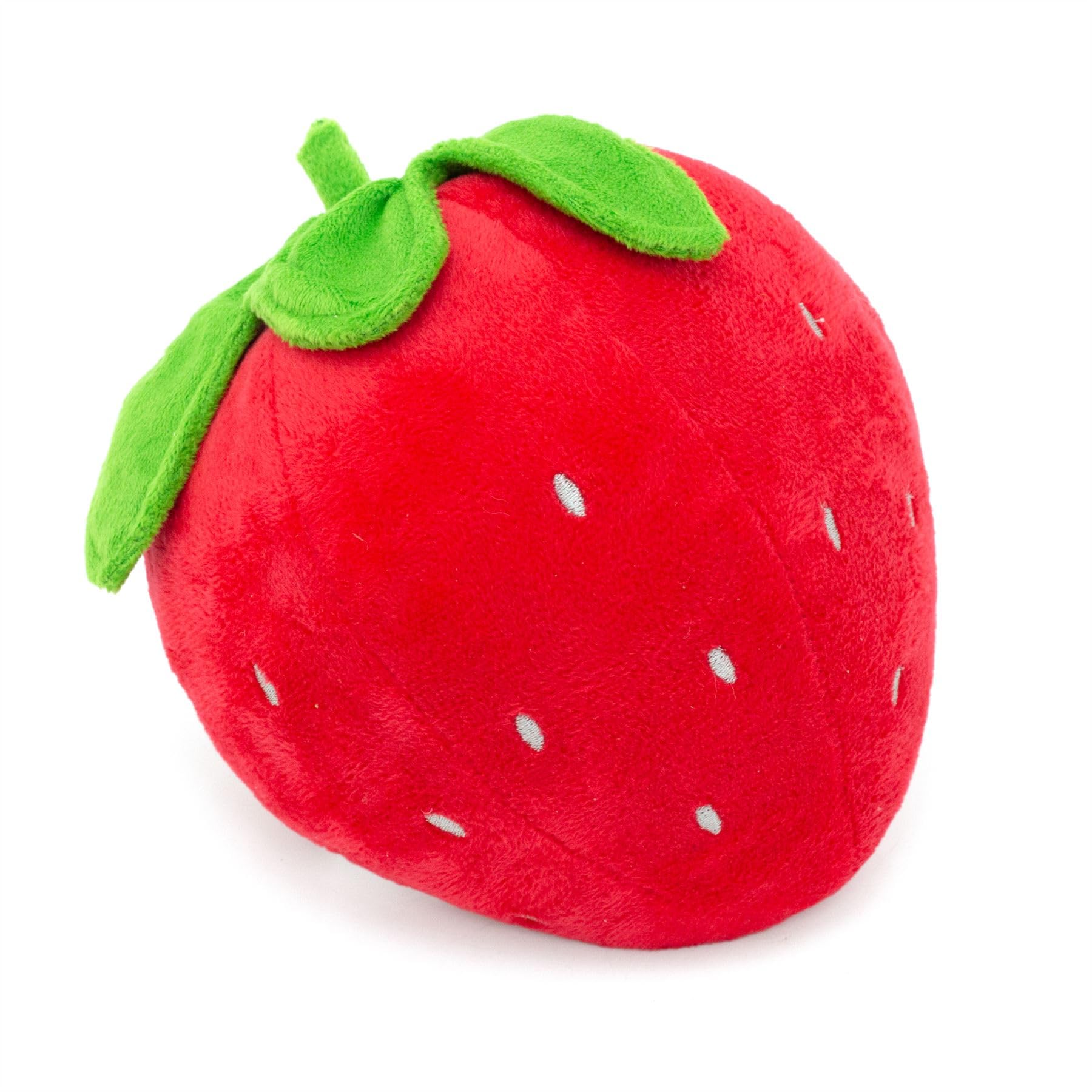 Carousel Home Red Strawberry Doorstop | Novelty Fabric Strawberry Door Stop | Summer Fruit Door Stopper 1.5Kg - 14Cm