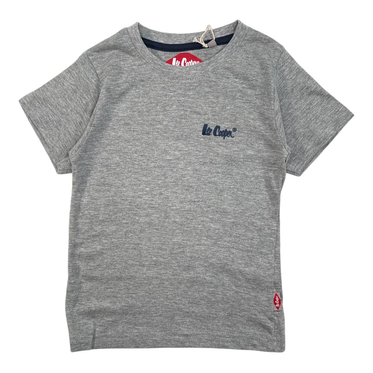 Lee Cooper, Koszulka, chłopiec, dziewczynka, (4-14 lat), koszulka polo, tank, koszula, nadruk, odzież, unisex, dzieci, sport, oddychająca, model GLC121210 TS S6-10A, szary, Szary, 10 lat