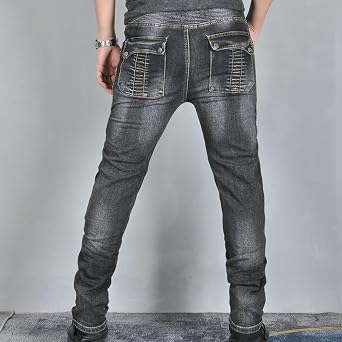Men's Motorcycle Trousers Protective Safety Jeans Motocross Stretch Tear Resistant Daily Retro Racing Riding Jeans CE Raised Removable Armor