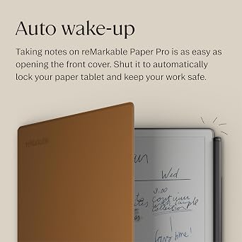 reMarkable Paper Pro Book Folio – Brown Leather