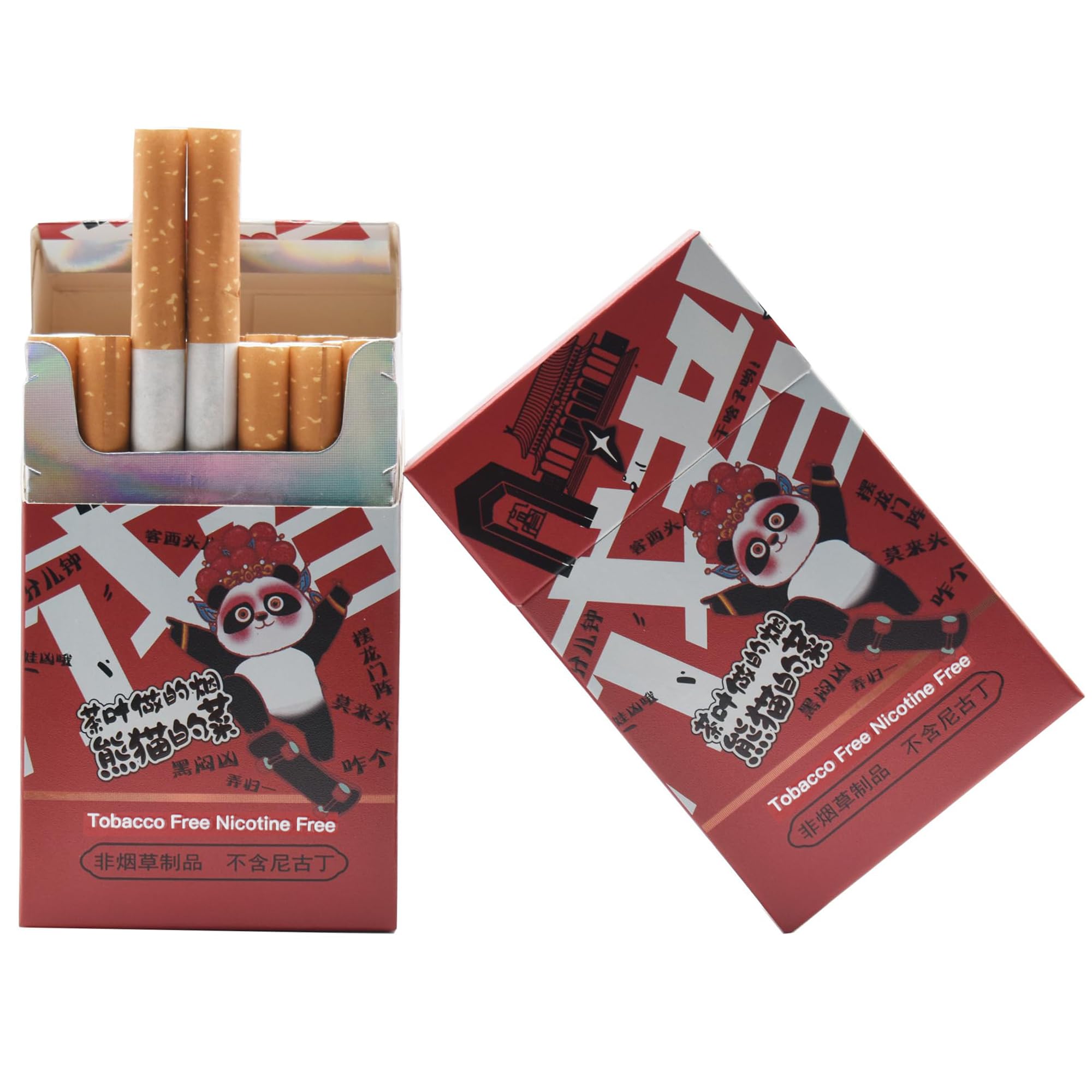 TOBAFREE® Herbal Cigarettes, Nicotine Free, Tobacco Free, Help Stop Smoking, 2 Packs - 40 Smokes