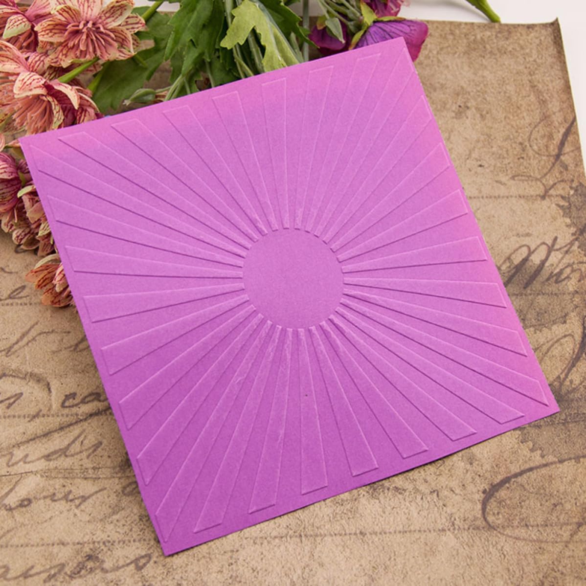 DIY Plastic Embossing Folder Template Em143 for Makers