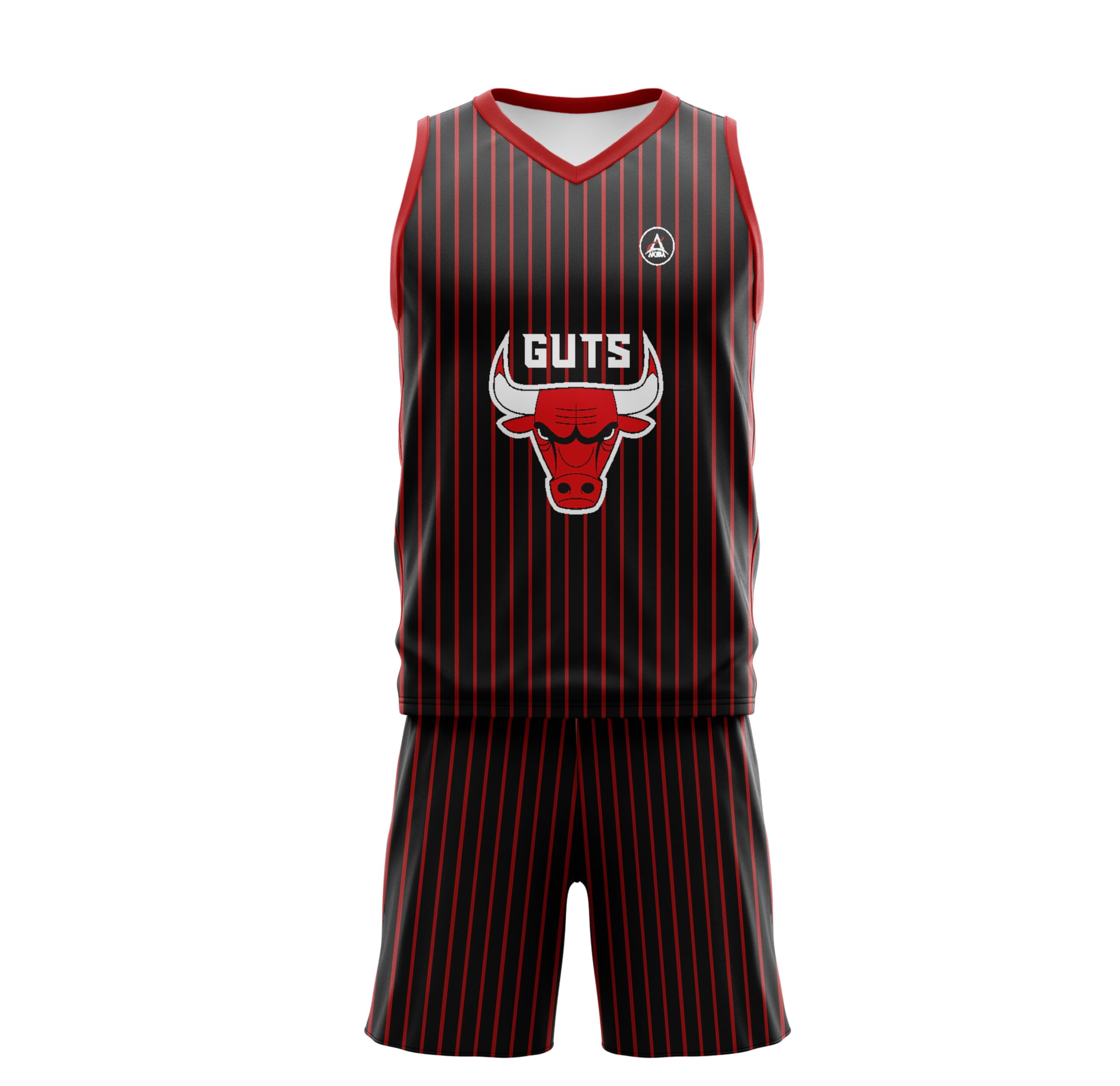 AKIBASublimation Print Basketball Jersey/Shirt with Shorts for Unisex